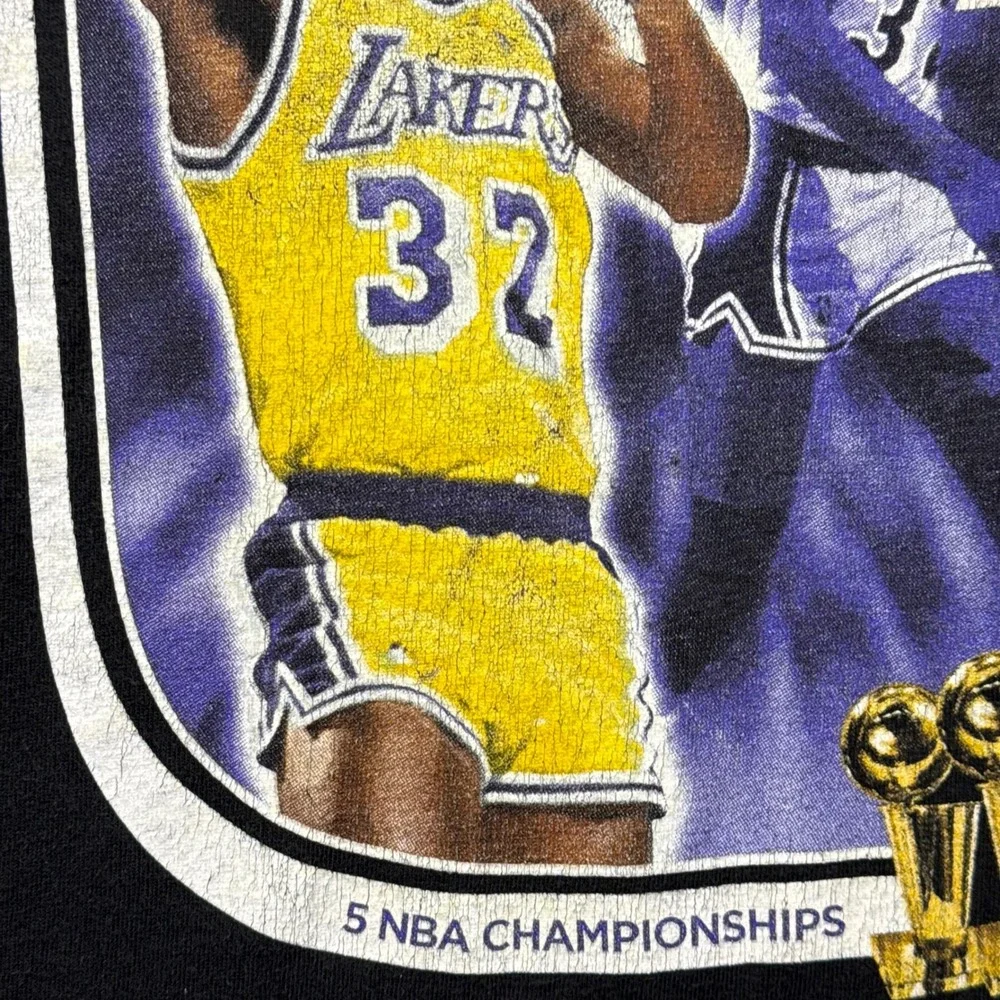 Lakers Short Mens 2XLMagic Johnson T-Shirt Graphic Tee 5x Champ‎